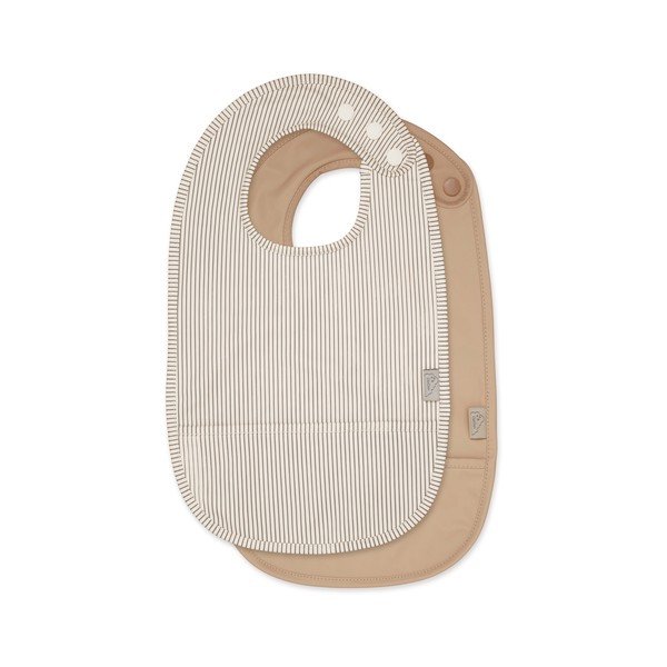 Beežid põlled 2tk komplektis Classic Stripes Camel - Cam Cam Copenhagen