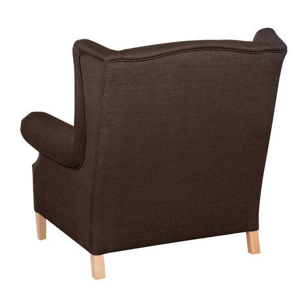 Hnědé křeslo ušák Max Winzer Harvey-image-2