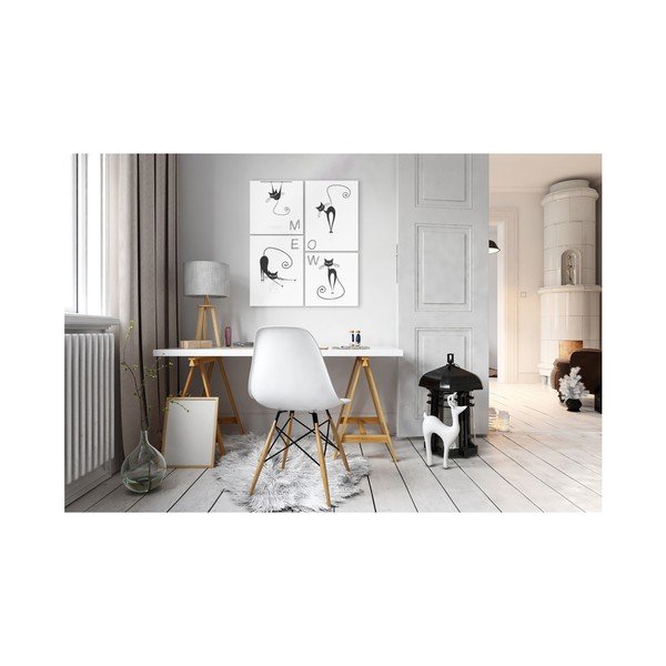 Mitmeosaline maal Scandi , 64 x 74 cm Cats - Styler-image-1