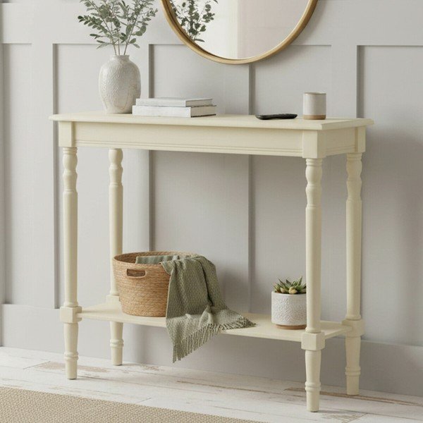 Elevandiluu männipuidust konsoollaud 30x80 cm Heritage - Premier Housewares-image-1