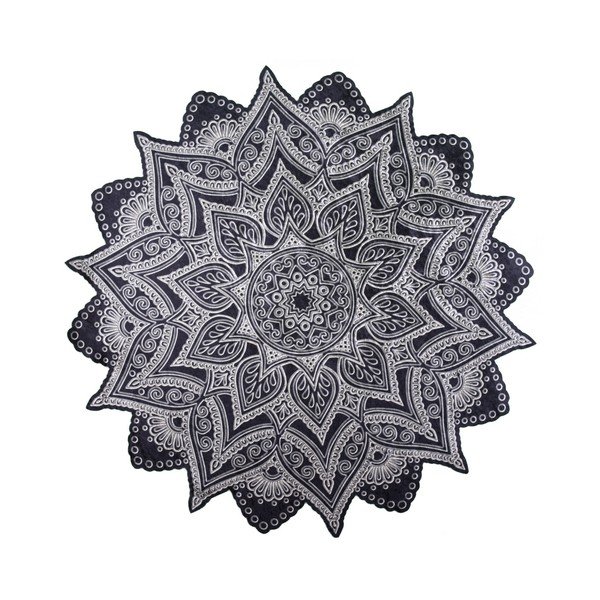 Koberec Vitaus Grisso, ⌀ 80 cm-image-1