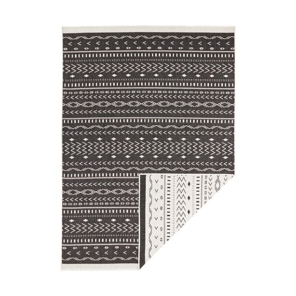 Must ja kreemjas välisvaip , 290 x 200 cm Kuba - NORTHRUGS-image-2