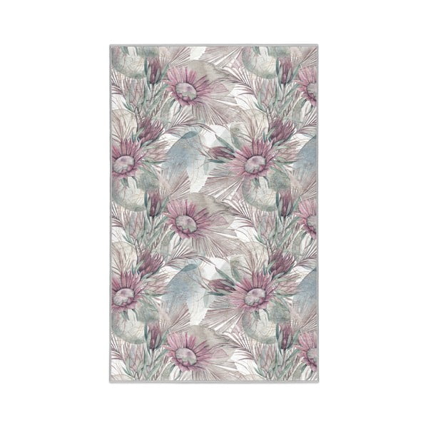 Lilla-hall pestav vaip 80x150 cm Dusty Flowers - Mila Home