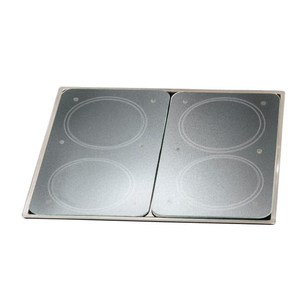 Klaasist pliidikatte komplekt 2 tk Transparent - Wenko-image-3