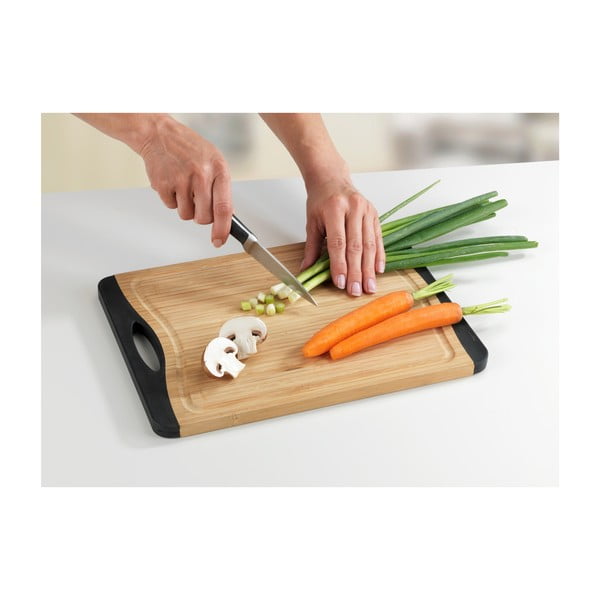 Bambusest valmistatud libisemisvastane lõikelaud , 33 x 23 cm - Wenko-image-2