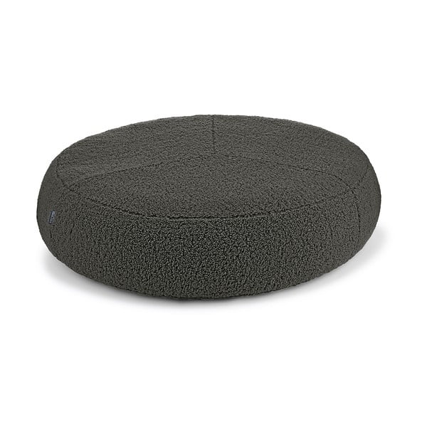 Tumehall bukleekangast koeravoodi  ø 90 cm Senso Pouffe Graphite M/L - MiaCara