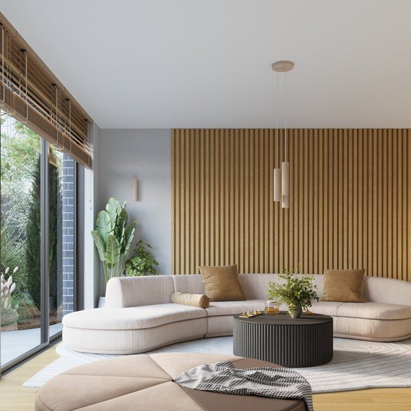 Hallikaspruun metallist seinavalgusti Gleam - Sollux-image-2