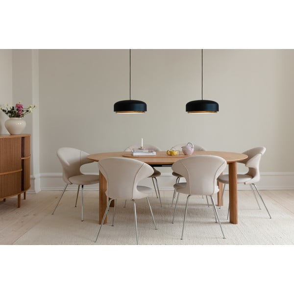 Must LED rippvalgusti metallvarjundiga ø 40 cm Hazel medium - UMAGE-image-3