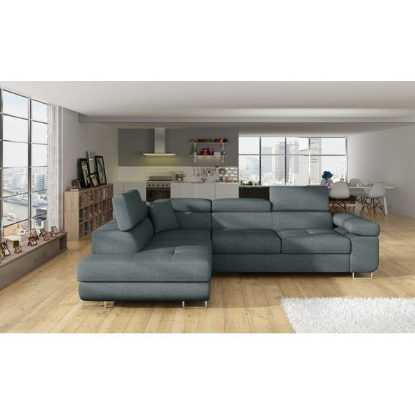 Sinine nurgadiivan, muudetav / koos panipaigaga, vasak nurk Anton – ELTAP-image-1