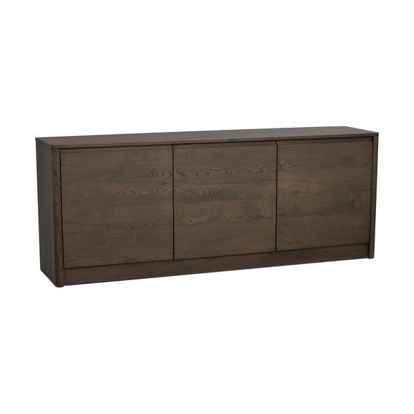 Tumeda naturaalse tammepuust kummut 180x70x40 cm Melstone - Rowico