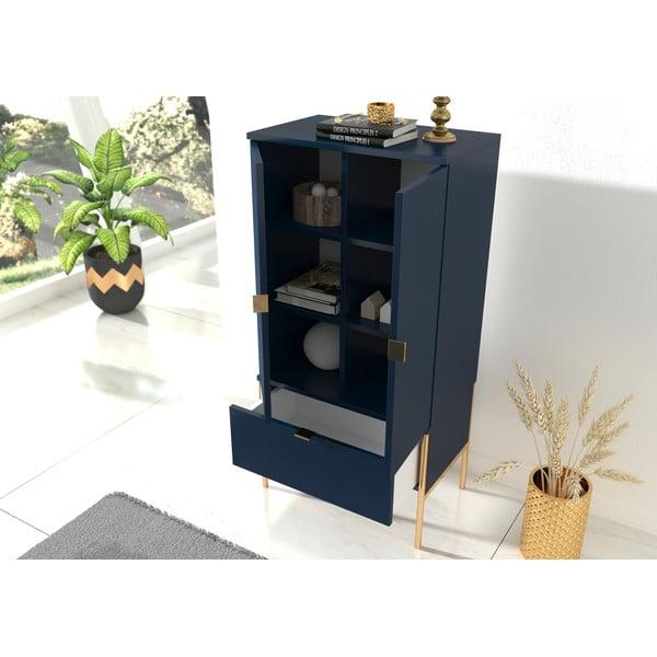 Kombineeritud sahtlituba mereväesinises toonis Polka - Skandica-image-4