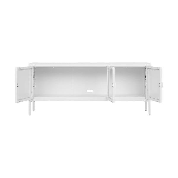 Valge metallist telerilaud 130x55 cm Brisbane - House Nordic-image-2