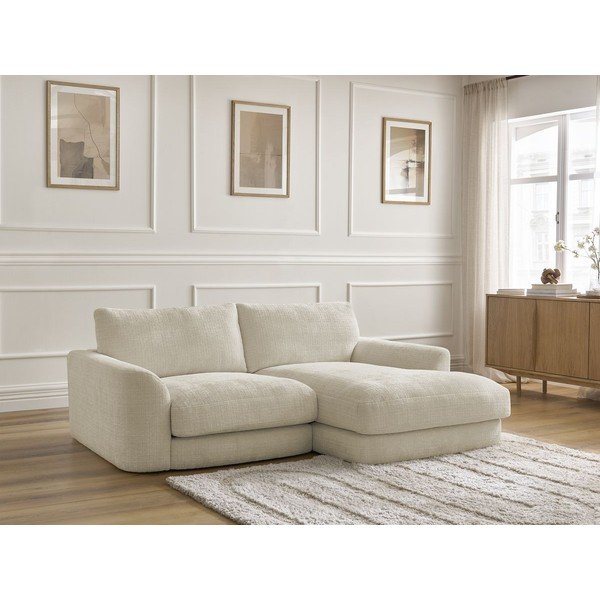 Beež šenillist nurgadiivan (parem nurk) Leonore - Bobochic Paris-image-3