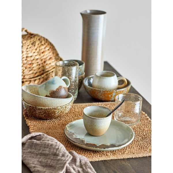 Pruun-kreem keraamiline kruus 280 ml Paula - Bloomingville-image-2