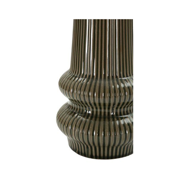 Khaki/kreemikas keraamiline laualamp tekstiilist varjuga (kõrgus 41,5 cm) Harmony - Mauro Ferretti-image-2