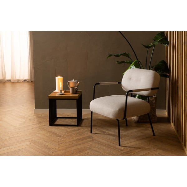 Tammespoonist pealispinnaga abilaud 40x40 cm Strington - Actona-image-2