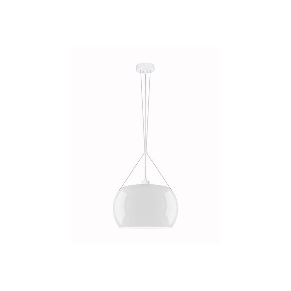 Bílé závěsné svítidlo Sotto Luce MOMO Elementary 1S Glossy