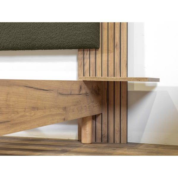 Roheline kaheinimesevoodi 160x200 cm Lior - Bobochic Paris-image-3