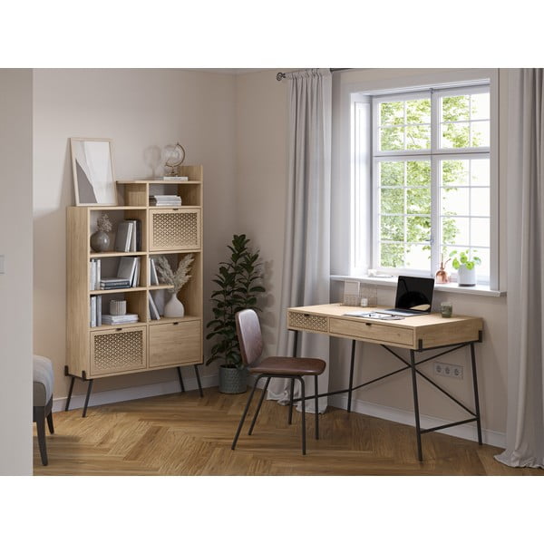 Tammedekooriga raamaturiiul 95x170 cm Ecrin - Marckeric-image-1