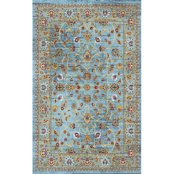 Türkiissinine pestav vaip 50x80 cm Quoise - Vitaus