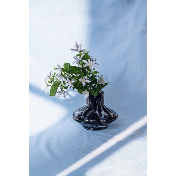 Pruun klaasist käsitöövaas (kõrgus 28 cm) Glom - noo.ma-image-2