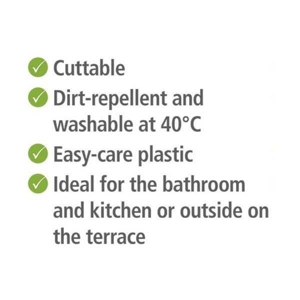 Hall plastikust vannitoamatt 65x200 cm Sassi - Wenko-image-3