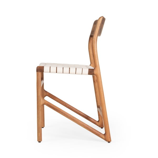 Valge-pruun söögitool Fawn - Gazzda-image-4