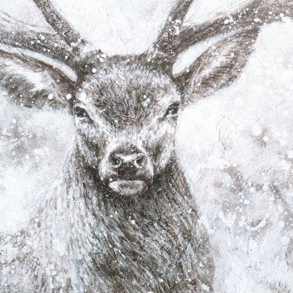 Seinamaal, 70 x 70 cm Autumn Stag - Art for the home-image-2
