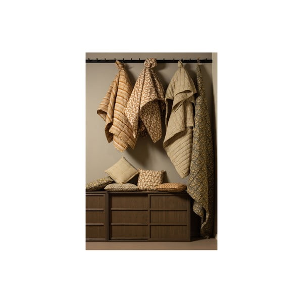 Pruun-beež puuvillane voodikate kaheinimesevoodile 220x265 cm Banding – BePureHome-image-3