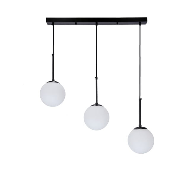 Must rippvalgusti klaasist lambivarjundiga 15x67 cm Pompei - Candellux Lighting-image-1