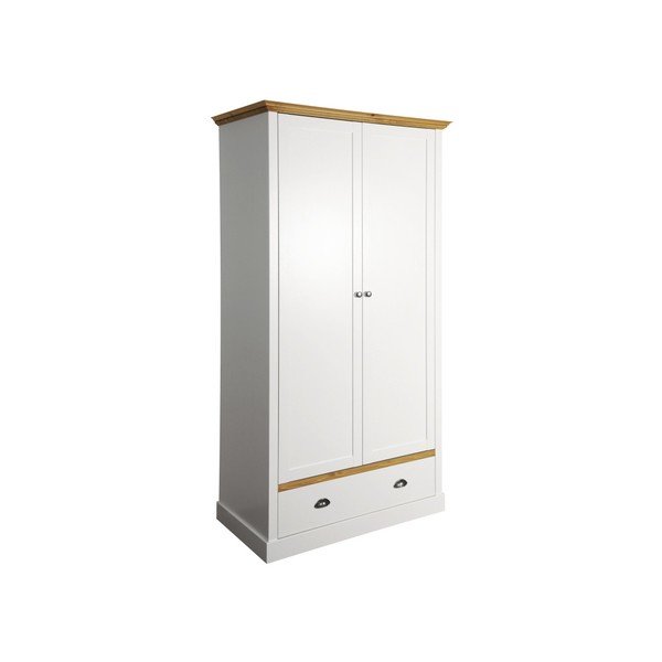 Krémově bílá šatní skříň Steens Sandringham, 192 x 104 cm-image-1