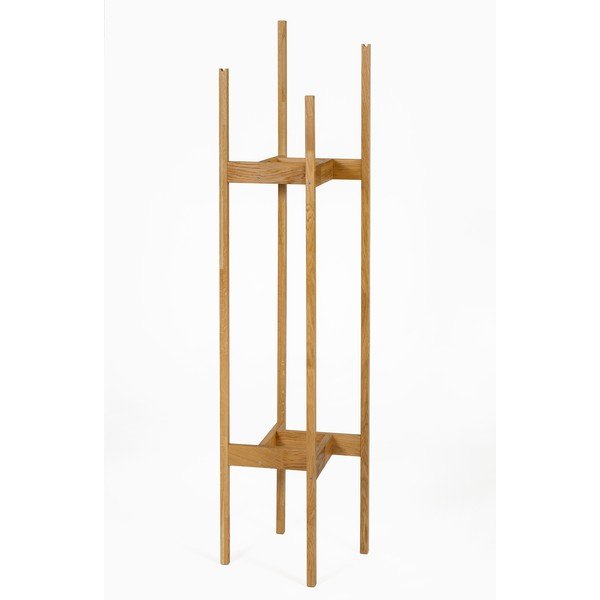 Massiivsest tammest valmistatud mantlihoidja Hilbert - Woodman-image-2