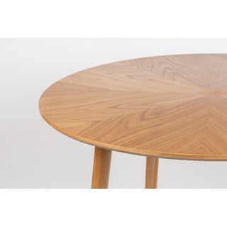Ümmargune söögilaud tammedekooriga ø 120 cm Fabio - White Label