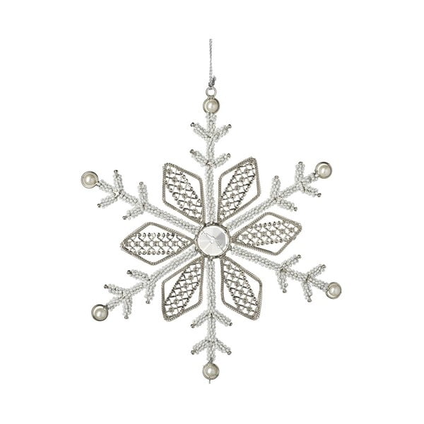 Stříbrná vánoční ozdoba Parlane Frost Flake, výška 23 cm