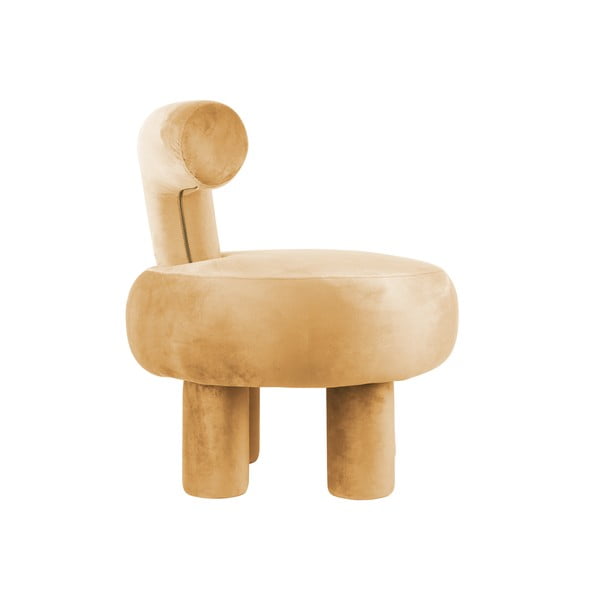 Kollane sametist tugitool Abrazo - Leitmotiv-image-2