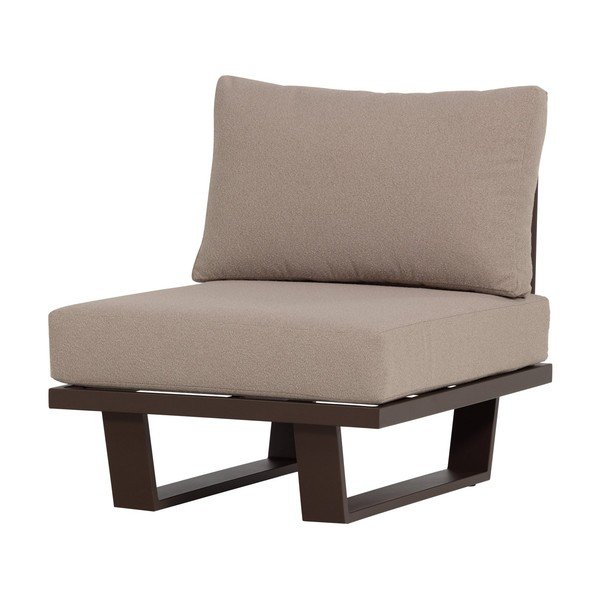 Pruun metall/polsterdatud aiatool Bear - WOOOD