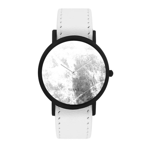 Unisex hodinky s bílým řemínkem South Lane Stockholm Avant Diffuse Invert 