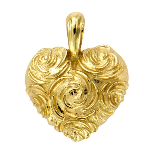 Pozlacený náhrdelník Swarovski Elements Crystals Heart