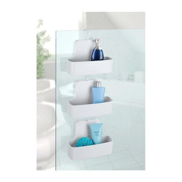 Valge rippuv riiul duši jaoks Barcelona - Wenko-image-4