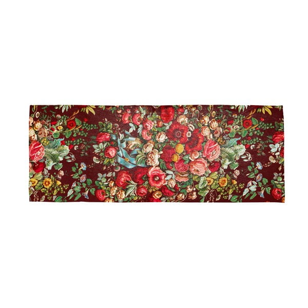 Punane puuvillasegu jooksja , 55 x 135 cm Still Life - Velvet Atelier
