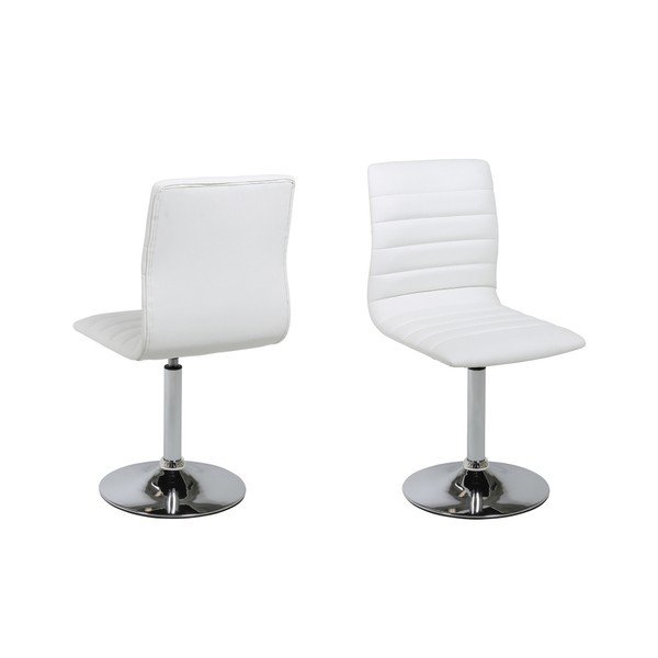 Sada 2 bílých jídelních židlí Actona Piper Dining Set