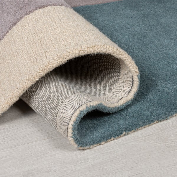 Sinine/beež villane vaip 120x170 cm Glow - Flair Rugs-image-3