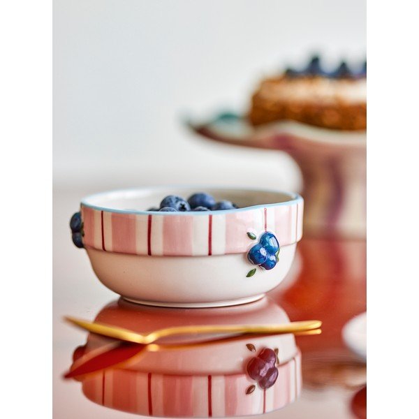 Roosa/kreemikas keraamiline supikauss, 4 tk komplekt, 295 ml Carry - Bloomingville-image-1