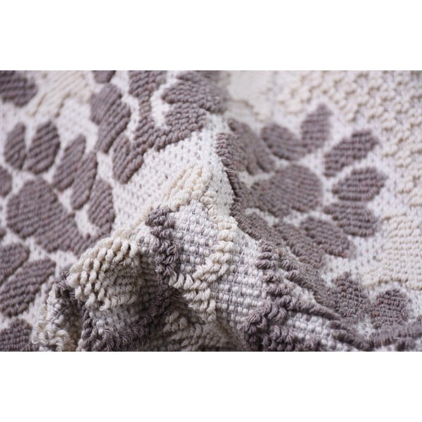 Hall ja beež puuvillane vaip , 100 x 150 cm Papatya - Vitaus-image-3