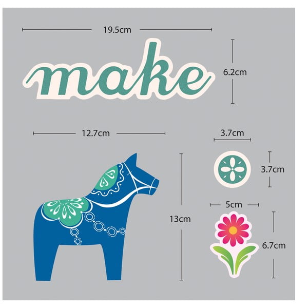 Kleebis Fanastick Väikesed värvilised hobused - Ambiance-image-3