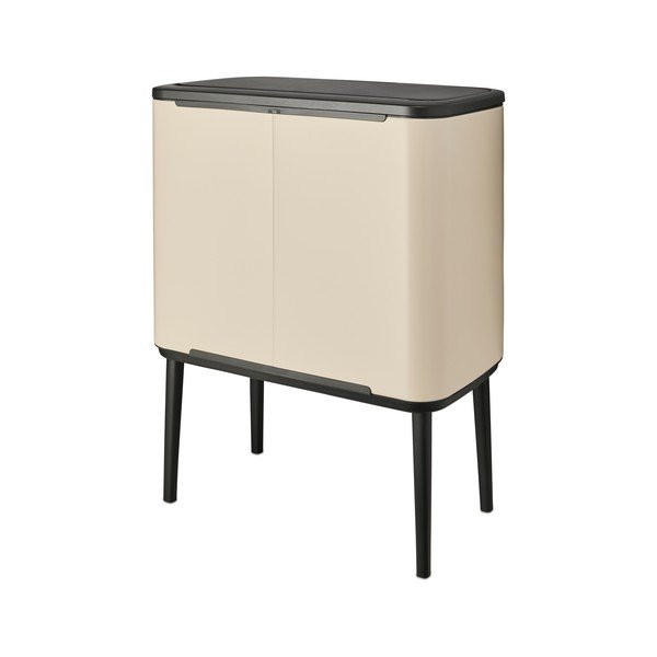 Beež terasest prügikast jäätmete sorteerimise jaoks 34 l Bo Touch Bin - Brabantia-image-4