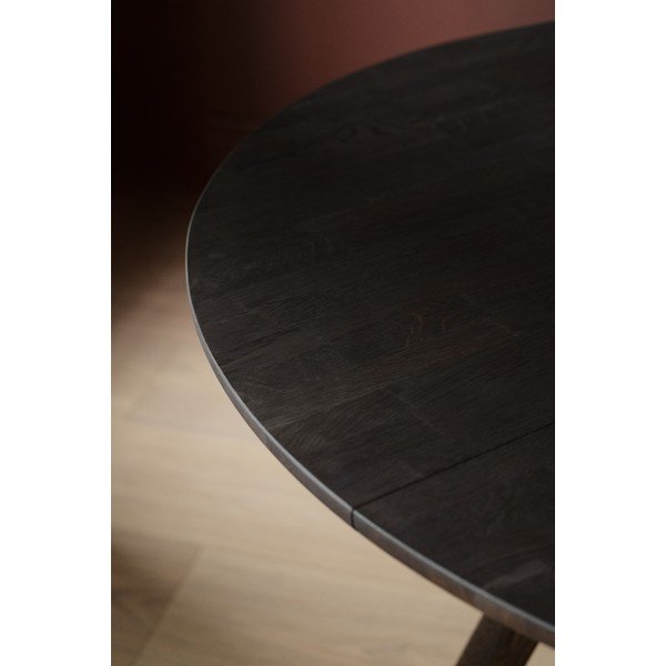 Ümmargune pikendatav söögilaud tammepuust, läbimõõduga 140 cm Clapperton - Rowico-image-4