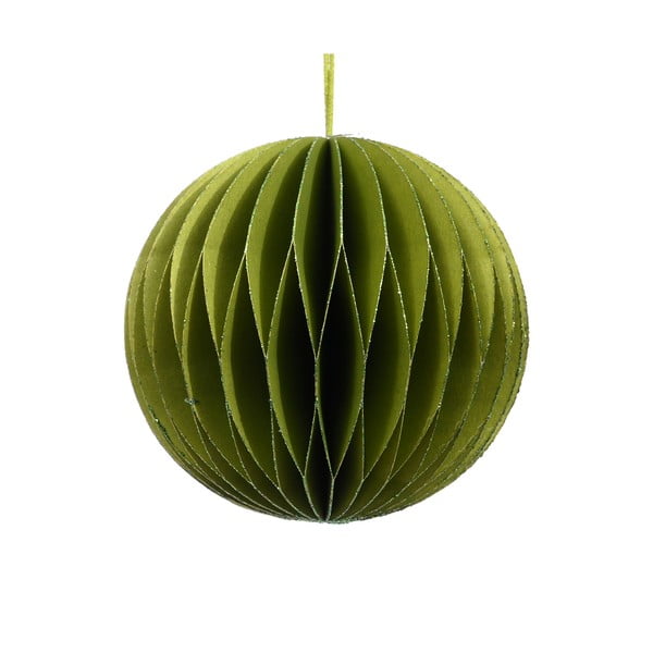 Rohelisest paberist jõulukaunistus , ø 7,5 cm Honeycomb - Only Natural