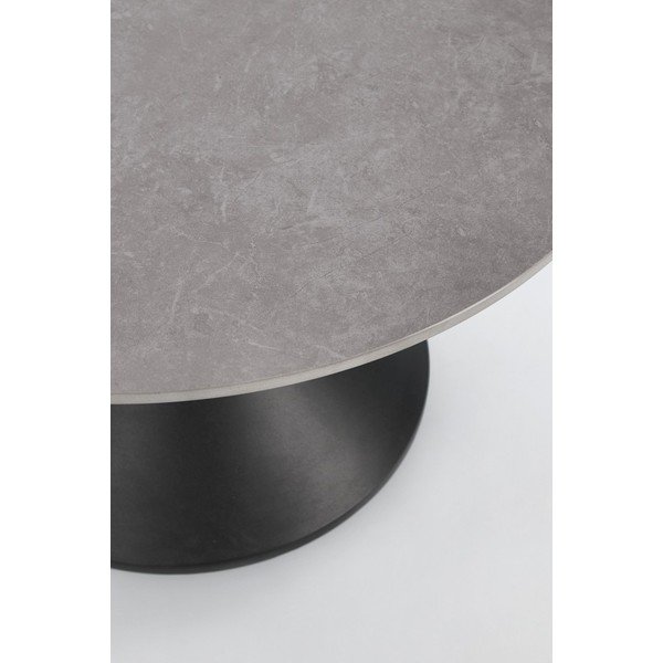 Must ümmargune kohvilaud marmorist pealispinnaga, ø 70 cm Joona - Bizzotto-image-2