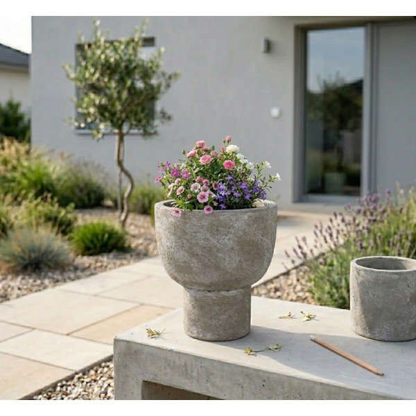 Terrakota lillepott ø 20 cm Hector - Bizzotto-image-1